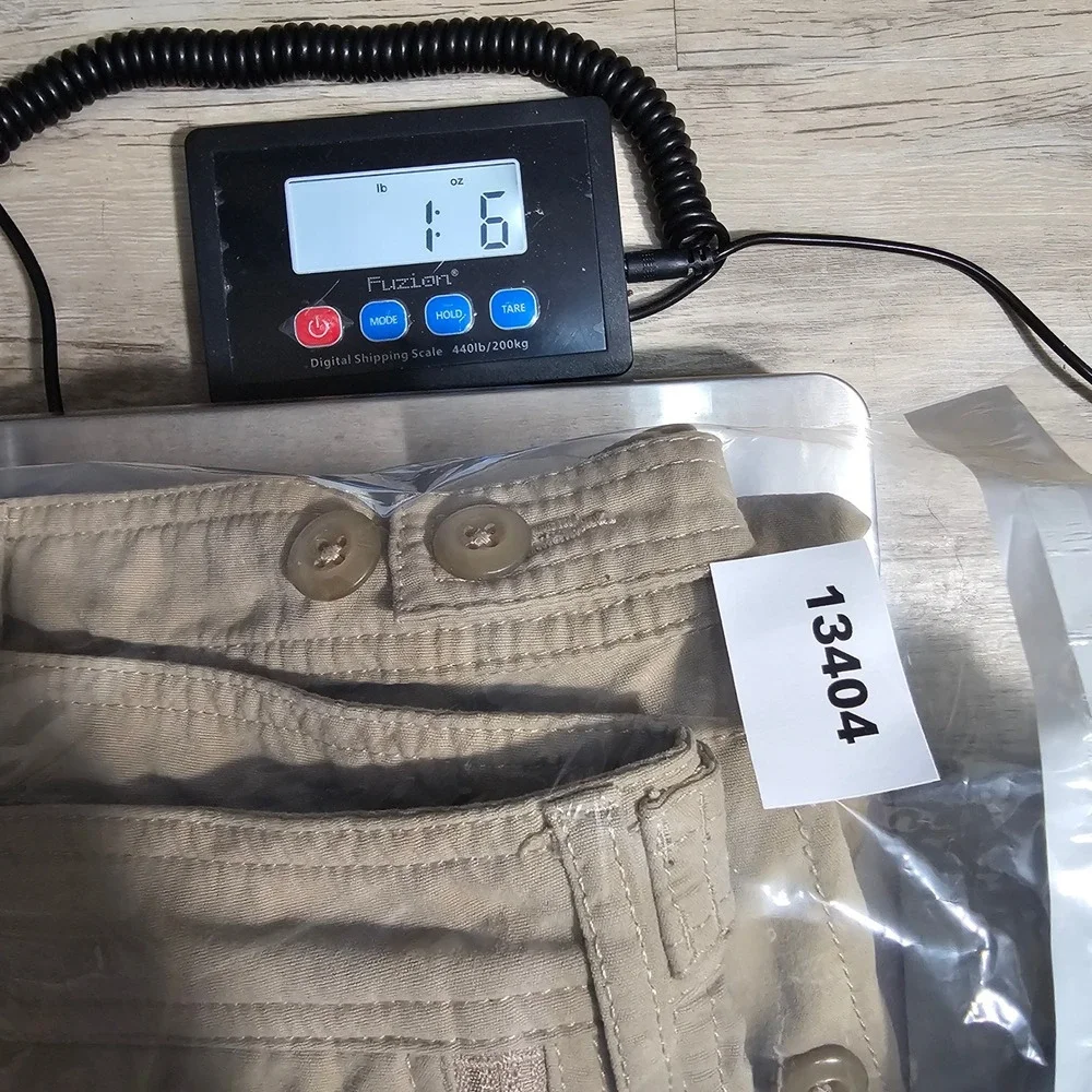 Clothing Arts Pick Pocket Proof Cargo Pants Men 42x30 Khaki Tan Travel Adventure